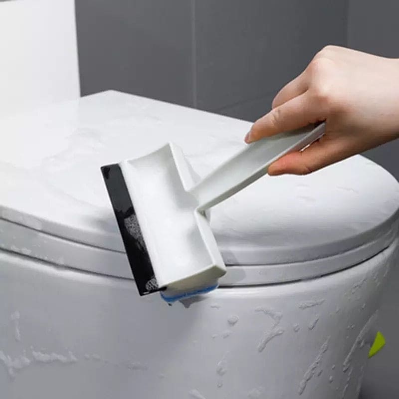 Double Sided Cleaning Brush, Squeegee Mirror Bathroom Wall Cleaning Brush, Removable Sponge Brush Head, 2-in-1 Double Sided Window Squeegee Sponge, Bathroom Window Glass Scraper, Wall Tile Cleaning Brush Wiper Cleaner Double Sided Cleaning Brush, Squeegee Mirror Bathroom Wall Cleaning Brush, Removable Sponge Brush Head, 2-in-1 Double Sided Window Squeegee Sponge, Bathroom Window Glass Scraper, Wall Tile Cleaning Brush Wiper Cleaner